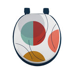 Douceur d'Intérieur Abattant WC MDF Color Pop bleu