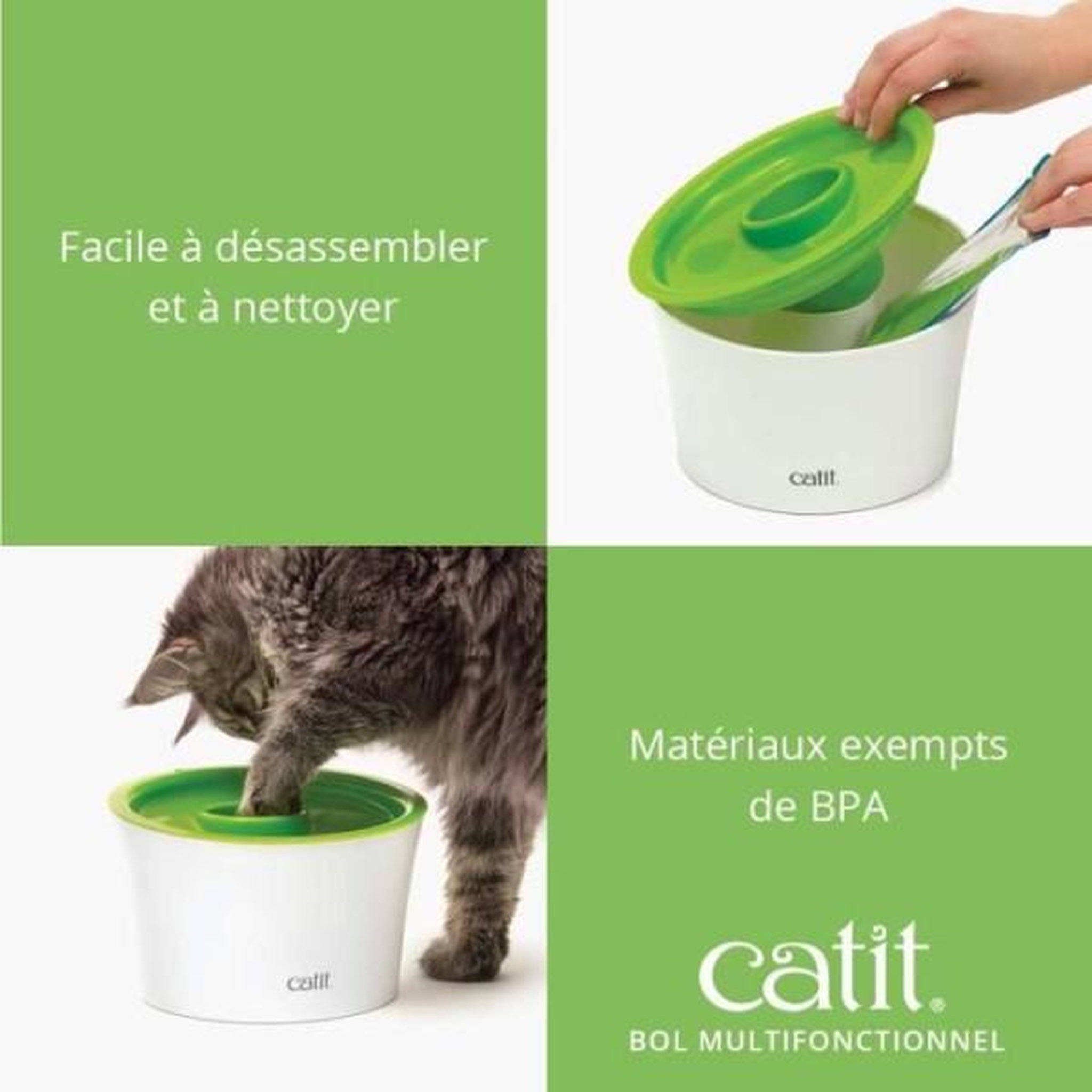 Voir la diapositive 5 : MARKET24 Distributeur De Nourriture Pour Chat Catit Senses 2.0