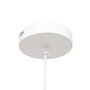 Voir la diapositive 4 : ATMOSPHERA Lampe Suspension en Verre  Travis  25cm Blanc