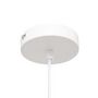 Voir la diapositive 4 : ATMOSPHERA Lampe Suspension en Verre  Travis  25cm Blanc