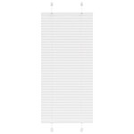 VIDAXL Store plisse blanc 65x150 cm largeur du tissu 64,4 cm polyester