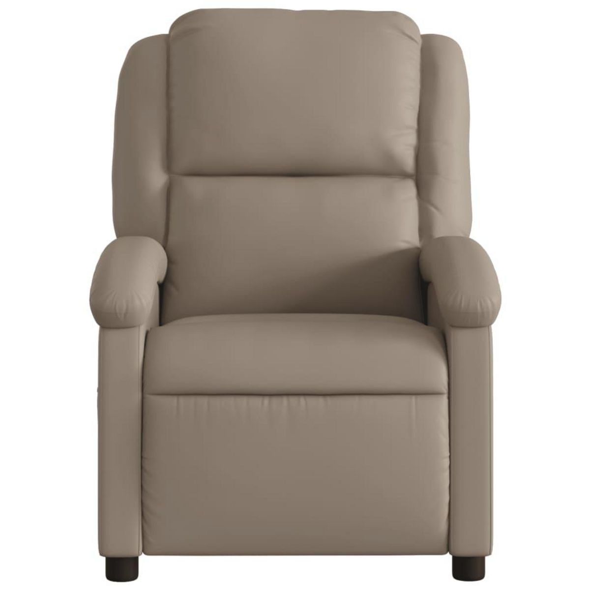 VIDAXL Fauteuil inclinable Cappuccino Similicuir