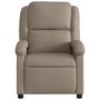 Voir la diapositive 3 : VIDAXL Fauteuil inclinable Cappuccino Similicuir