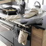 Voir la diapositive 2 : Paris Prix Gant de Cuisine Ambidextre  Adam  30cm Anthracite