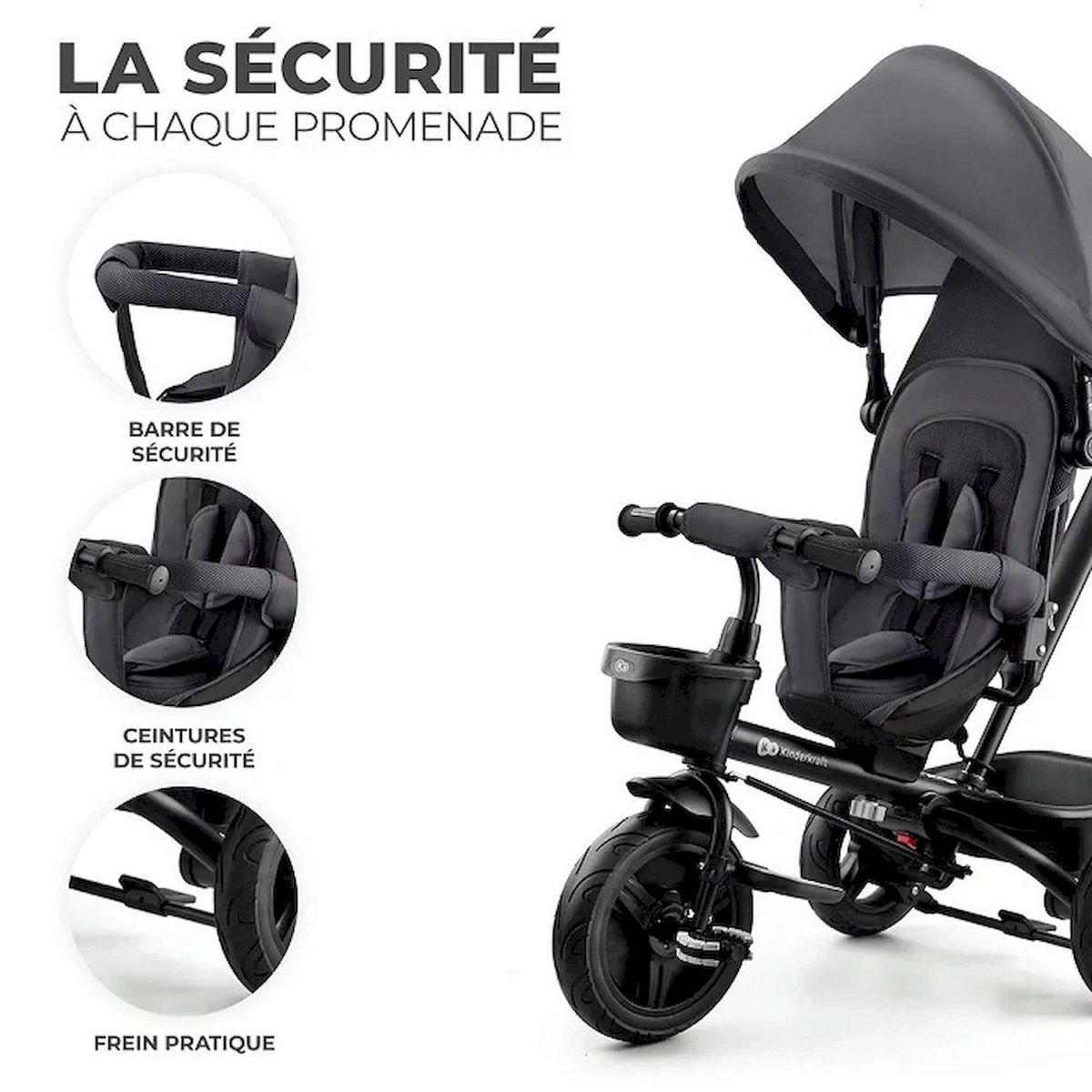 KINDERKRAFT Tricycle évolutif Aveo bébé