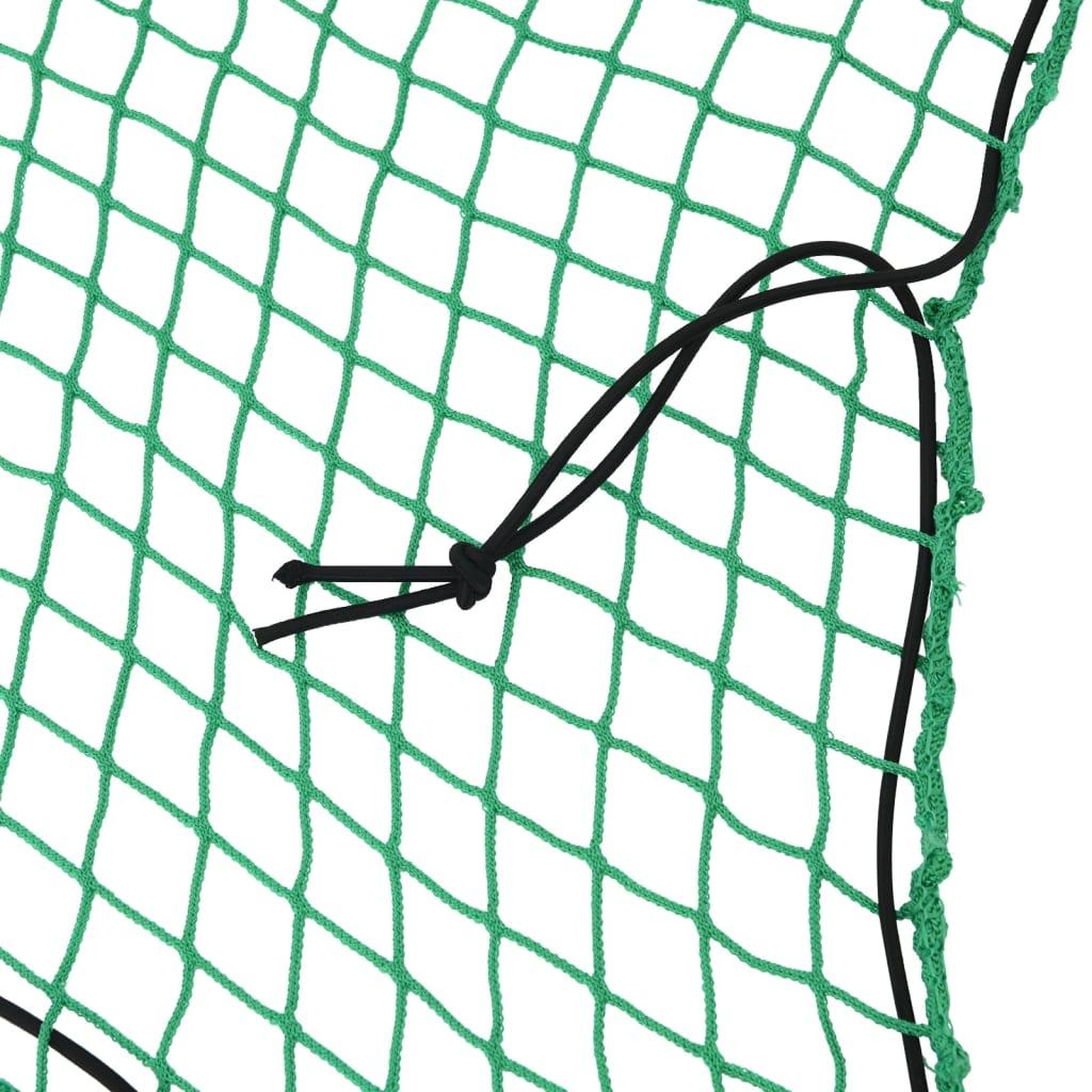 Voir la diapositive 3 : VIDAXL Filet pour remorque avec corde elastique vert 3,5x2,5 m PP