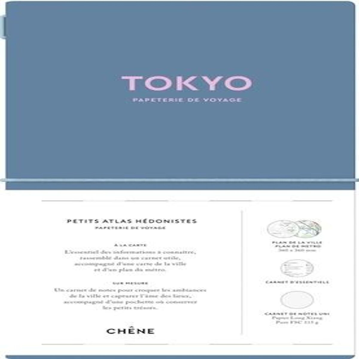 TOKYO. CARNET AVEC 1 POCHETTE A RABATS, 1 CARTE DE LA VILLE, 1 PLAN DU METRO, 1 CARNET D'ESSENTIELS, 1 CARNET DE NOTES, 1 PLANCHE DE STICKERS UTILES ET 1 PLANCHE DE STICKERS DECORATIFS, Cerovic Jug