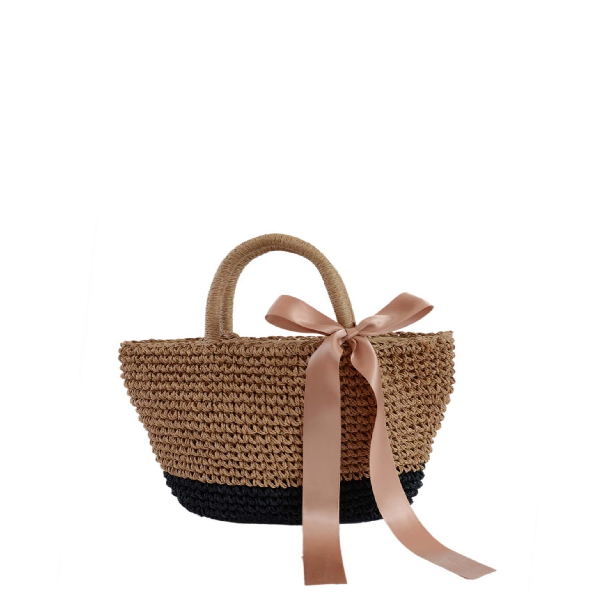 Voir la diapositive 2 : DARI BALI Dari bali - sac en paille perpignan 32 cm