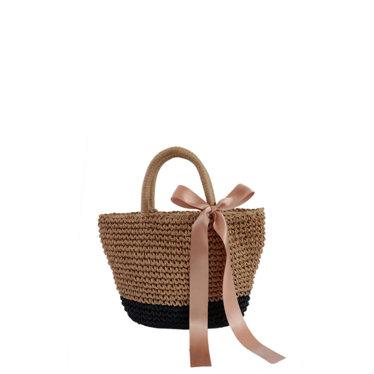 DARI BALI DARI BALI - Sac en paille PERPIGNAN 32 cm