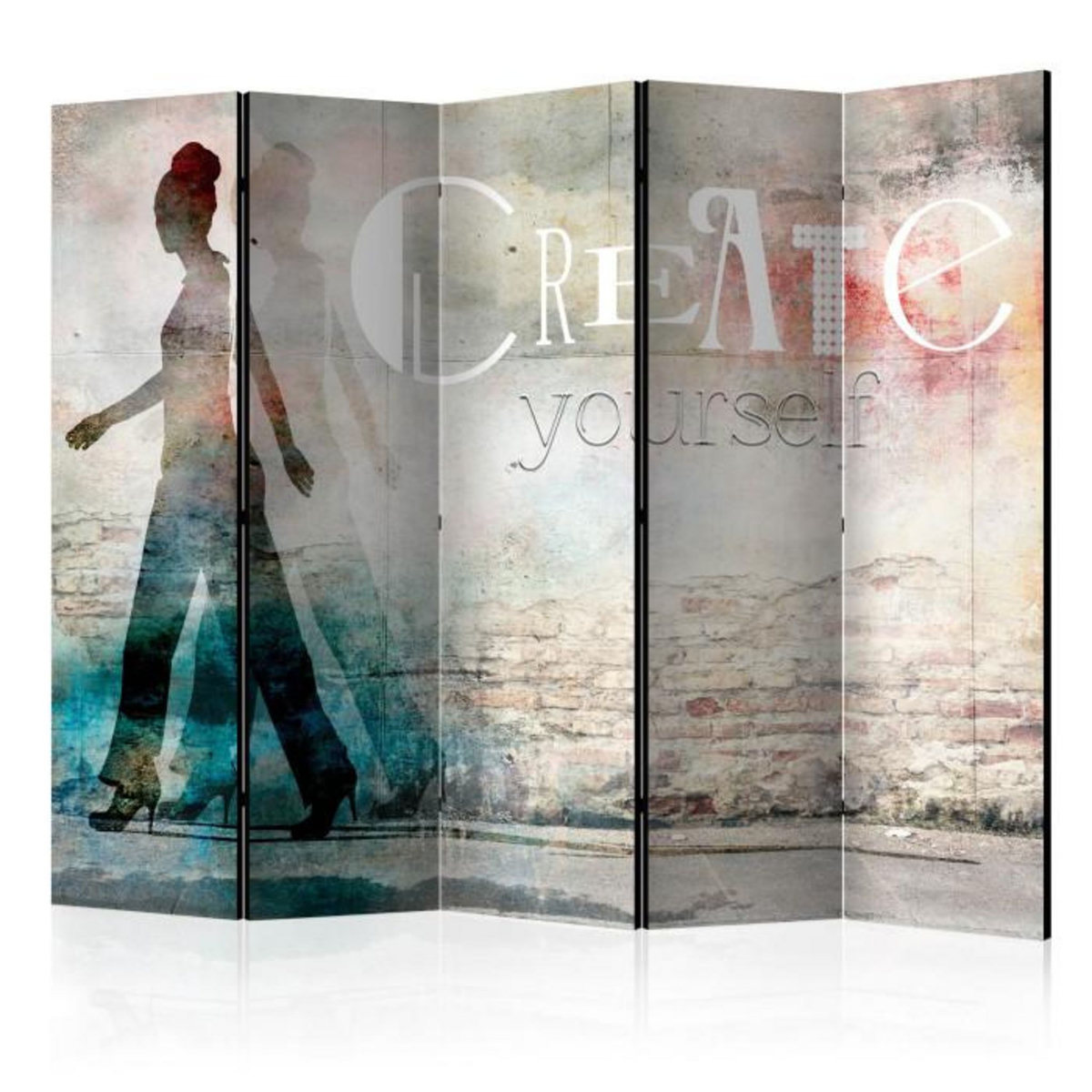 Paris Prix Paravent 5 Volets  Create Yourself  172x225cm