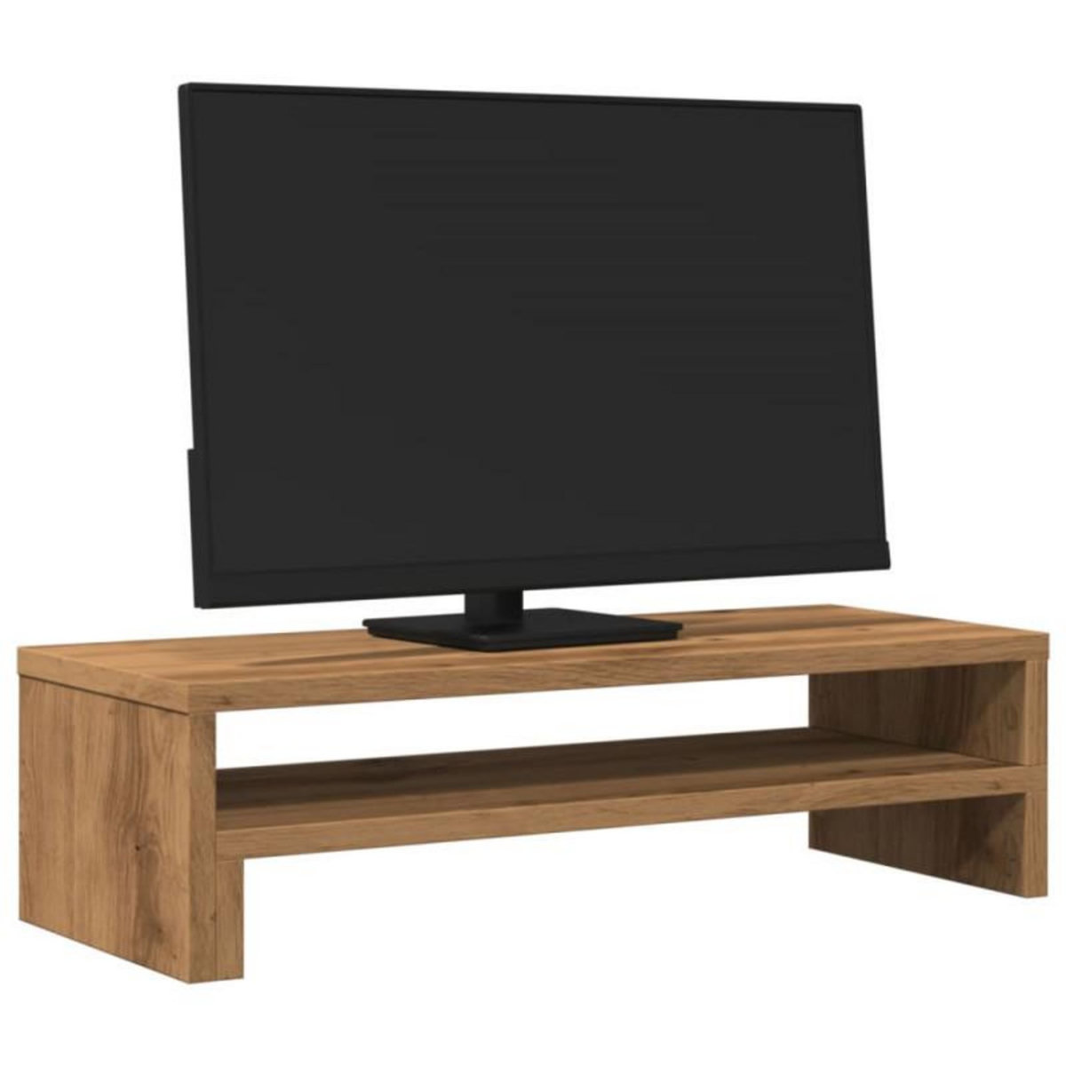 VIDAXL Support de moniteur chêne artisanal 54x22x15 cm bois ingénierie
