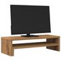 Voir la diapositive 3 : VIDAXL Support de moniteur chêne artisanal 54x22x15 cm bois ingénierie