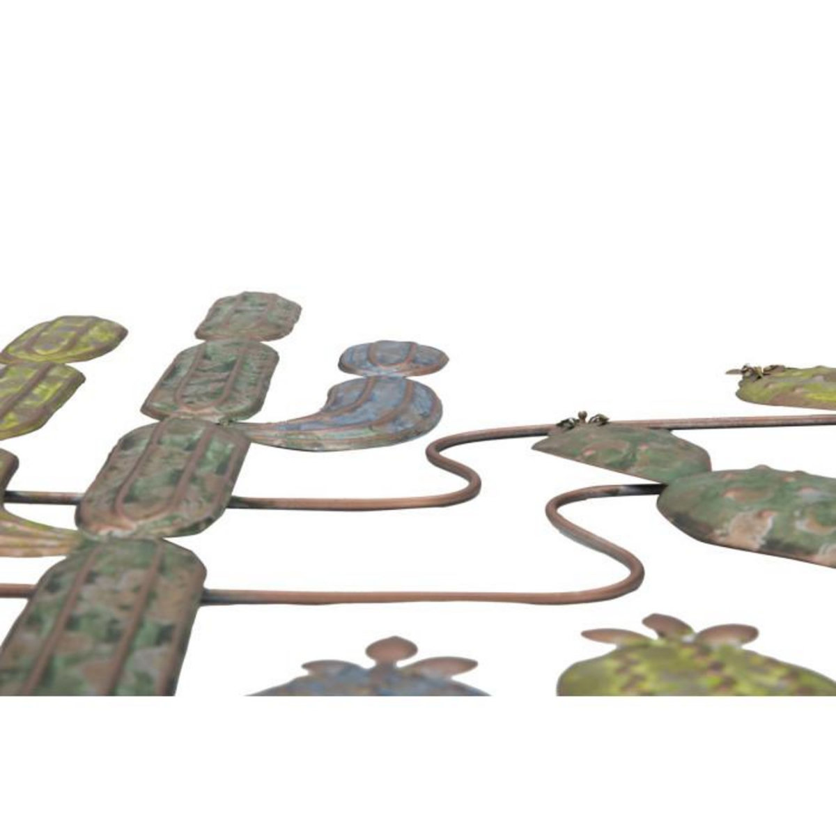 Paris Prix Décoration Murale en Métal  Cactus  90cm Multicolore