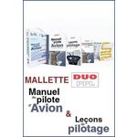 MALLETTE DUO PPL. MANUEL DU PILOTE D'AVION ; LECONS DE PILOTAGE, Cépaduès