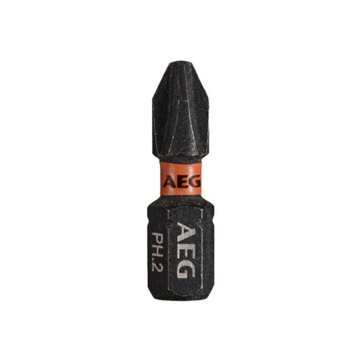 AEG Embouts de vissage balistiques renforcés AEG - 25 mm - 2 pcs - PH2