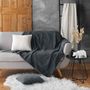 Voir la diapositive 4 : Paris Prix Plaid Imitation Fourrure  Icerberg  180x220cm Anthracite