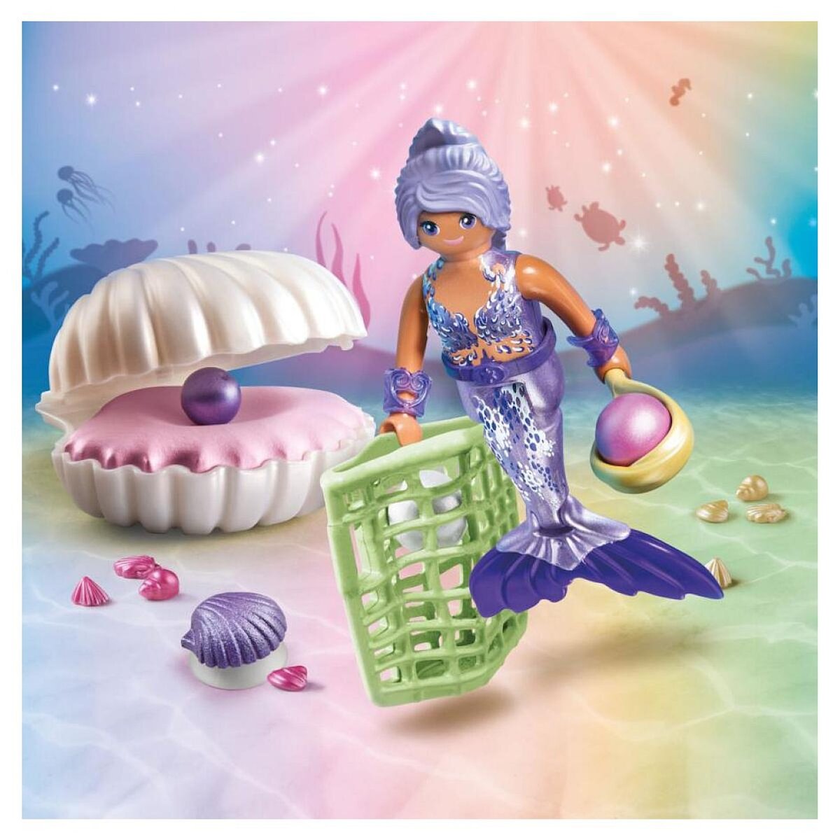 PLAYMOBIL 71502 - Sirène avec coquillage et perle