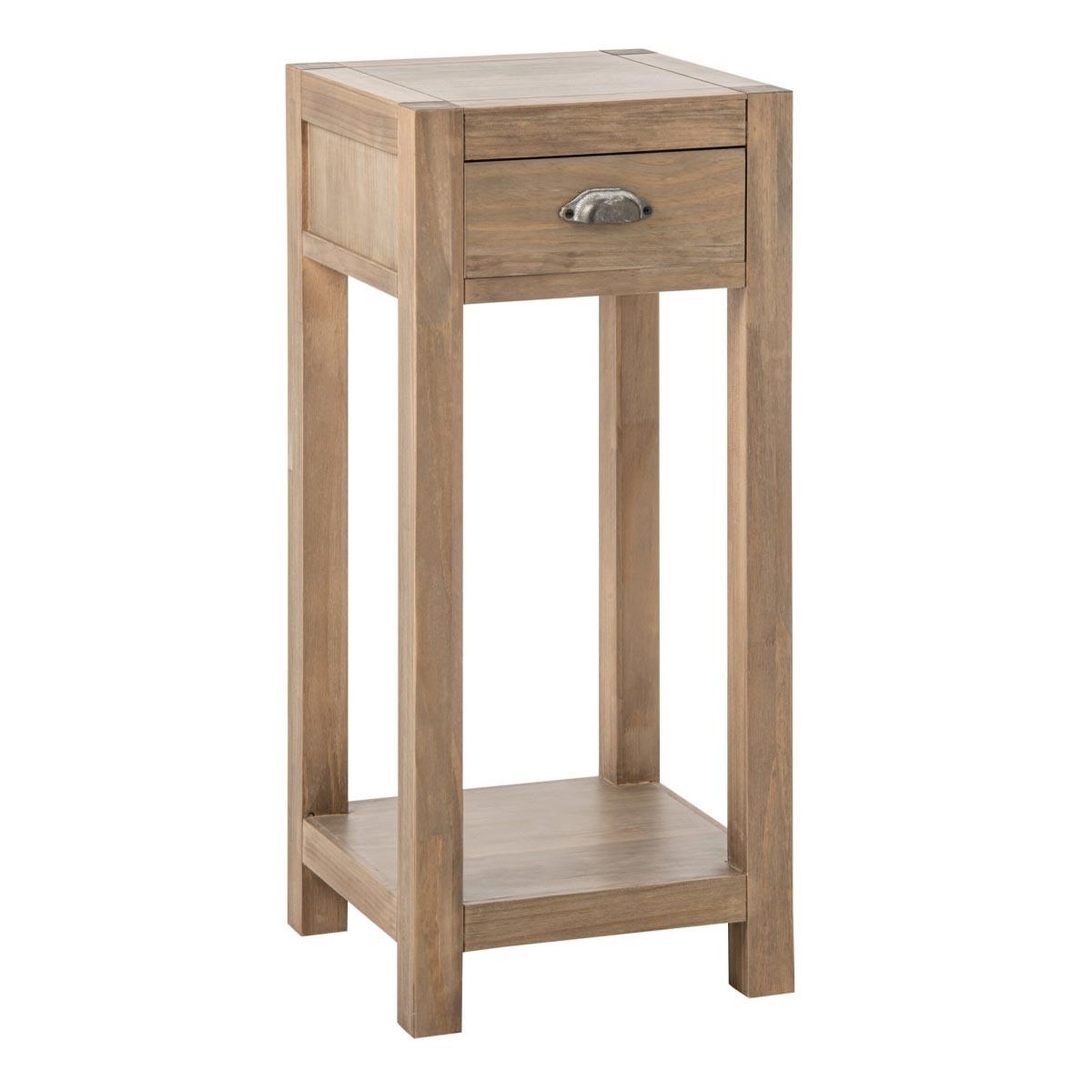 J-LINE Table d'appoint en bois  blois  90cm naturel