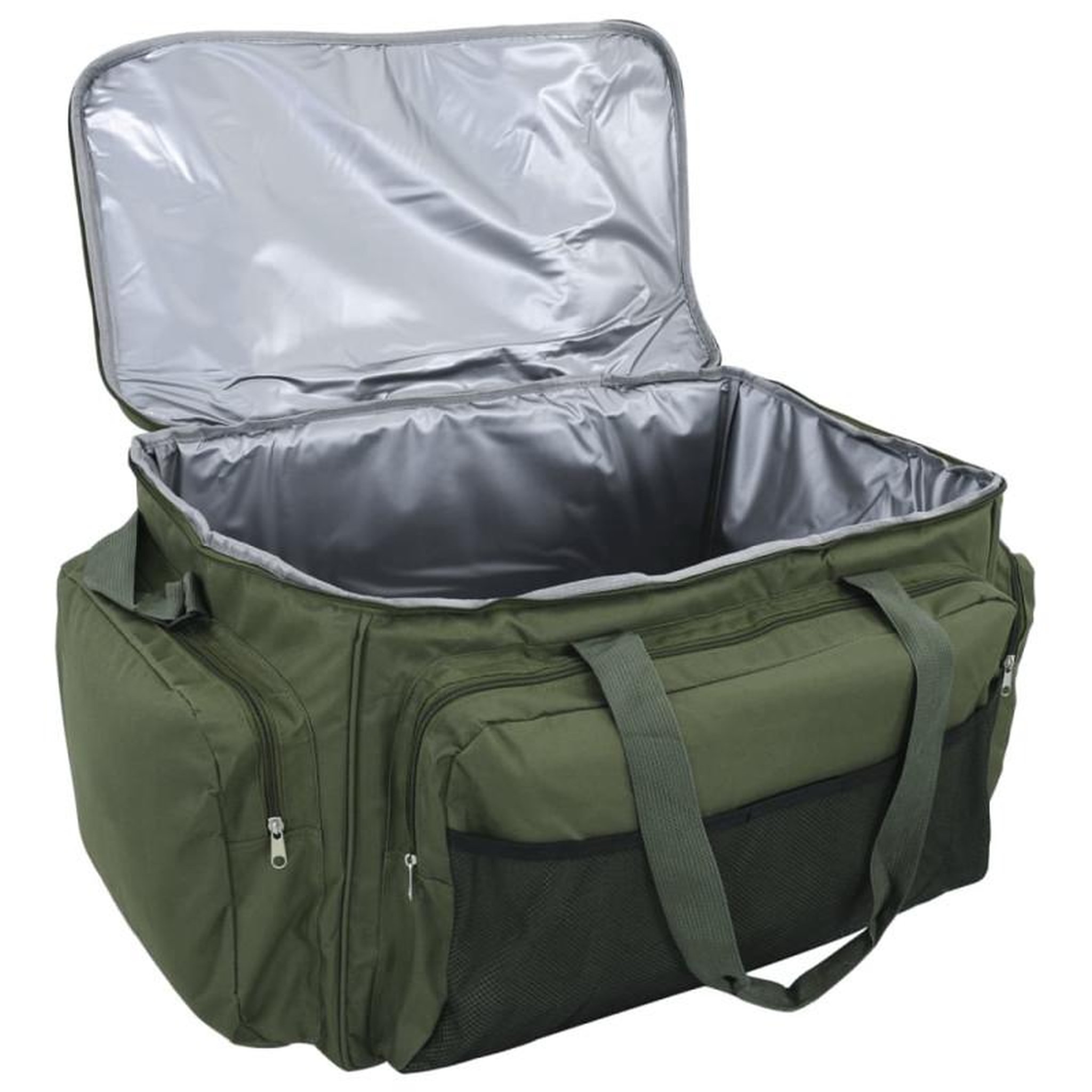 Voir la diapositive 4 : VIDAXL Sac de pêche imperméable vert foncé tissu oxford
