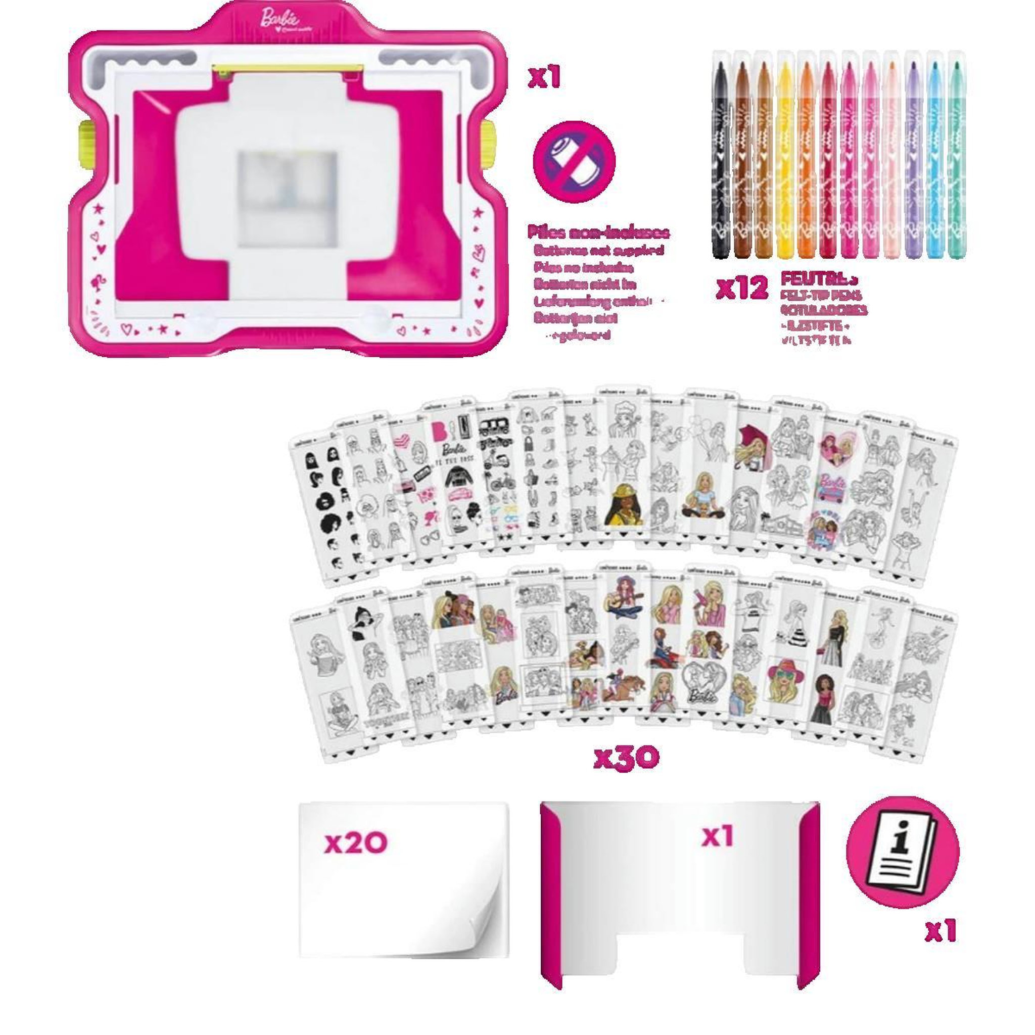 Voir la diapositive 3 : MAPED Tableau Lumi'board Maped Multicolore