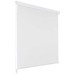 VIDAXL Store roulant de douche 140x240 cm Blanc