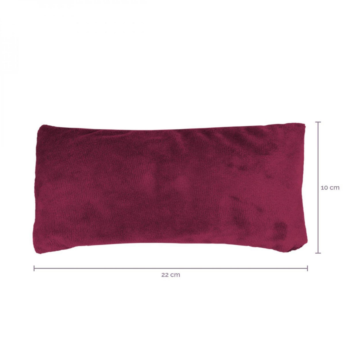 VIVEZEN Bouillotte chauffante ou refroidissante 10 x 22cm déhoussable pour toutes parties du corps