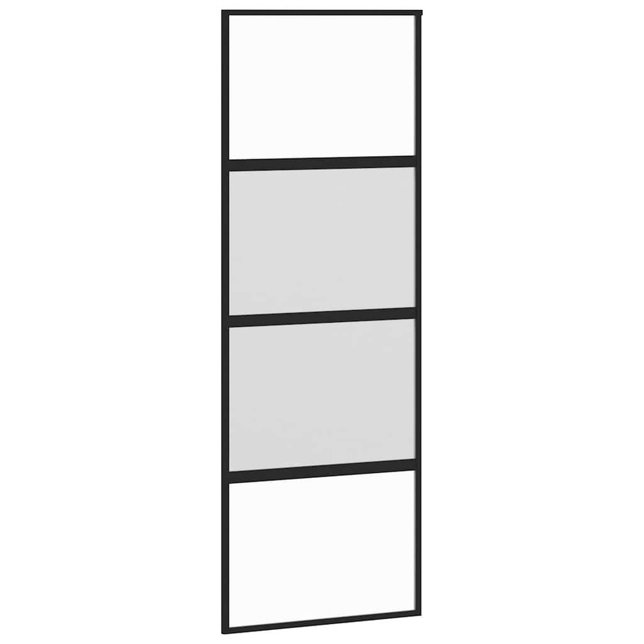 Voir la diapositive 4 : VIDAXL Porte coulissante kit de quincaillerie trempe verre aluminium