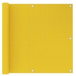 VIDAXL Ecran de balcon Jaune 90x300 cm PEHD