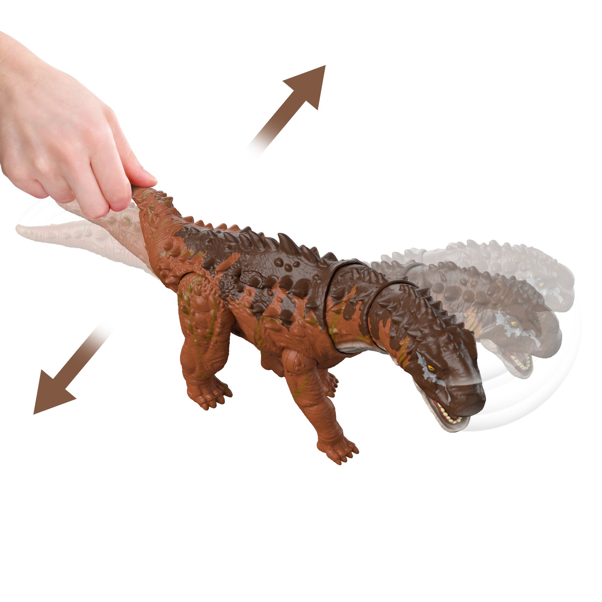 Voir la diapositive 5 : JURASSIC WORLD Figurine Ampelosaurus méga Action Jurassic World