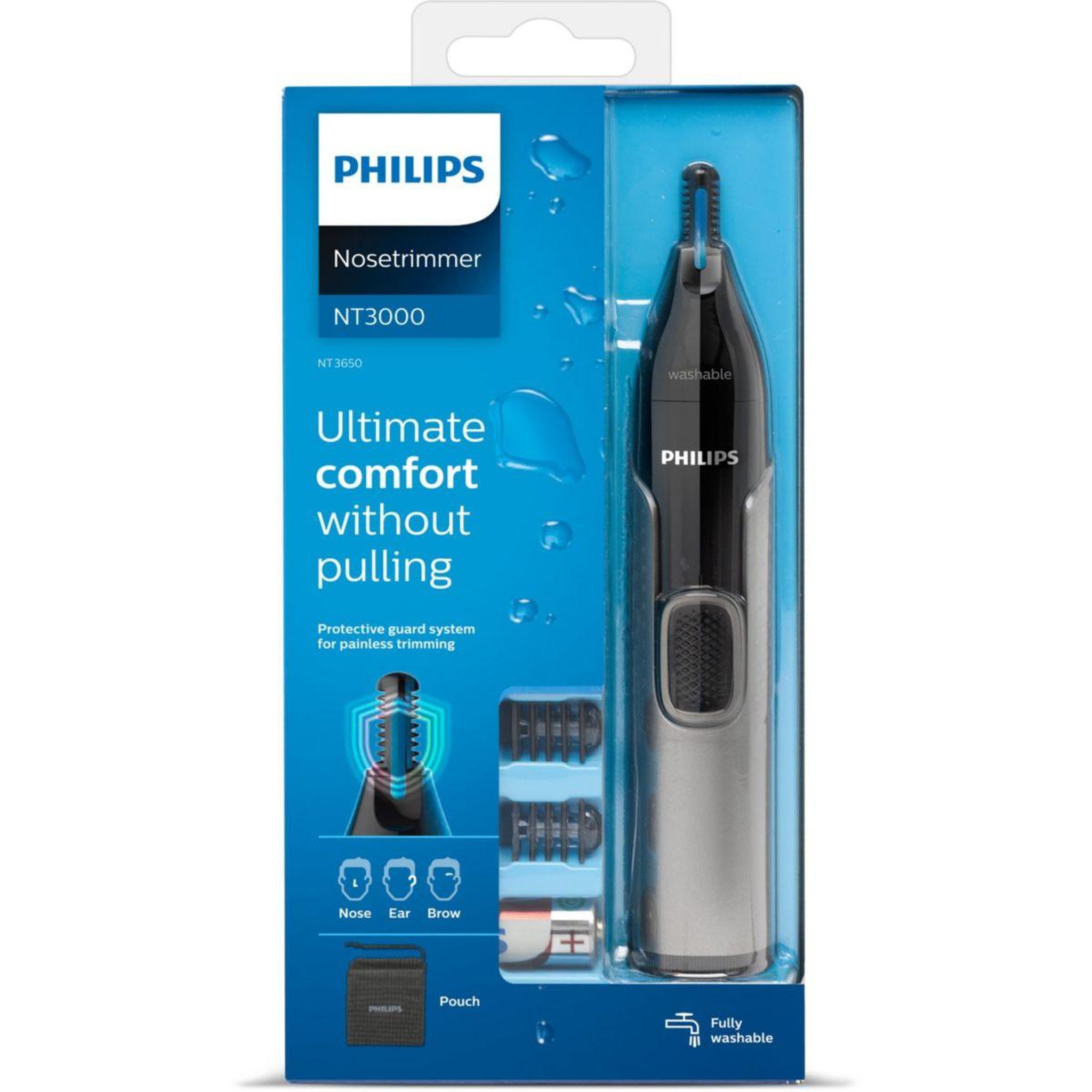 Voir la diapositive 5 : Philips Tondeuse nez oreilles NT3650/16