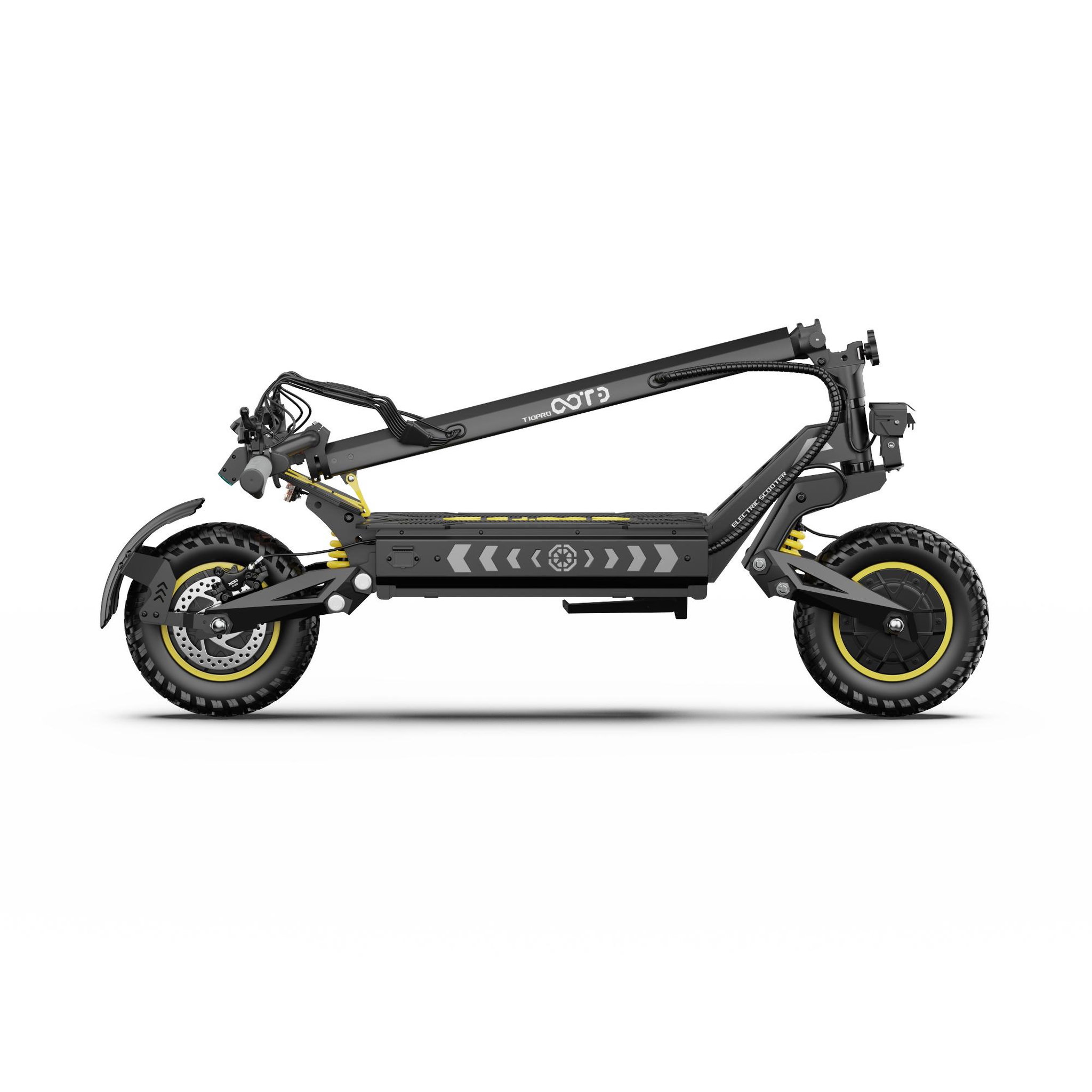 Voir la diapositive 3 : OOTD Trottinette Électrique  T10 PRO, Double Moteur, Batterie 52V 23,4Ah, Noir