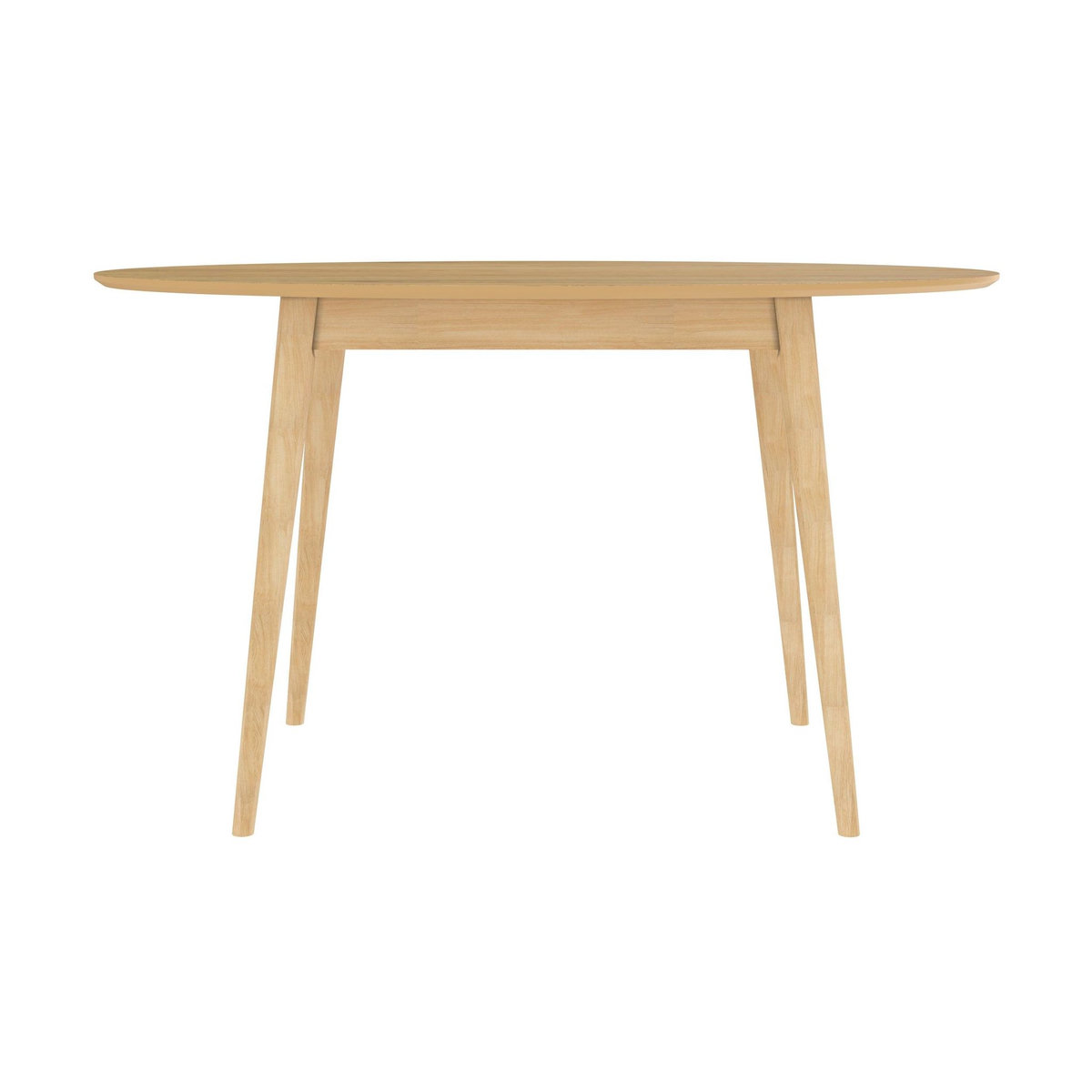 MAISON PAVANE Table ovale 4 personnes en bois clair 130 cm-Eddy