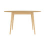 Voir la diapositive 6 : MAISON PAVANE Table ovale 4 personnes en bois clair 130 cm-Eddy