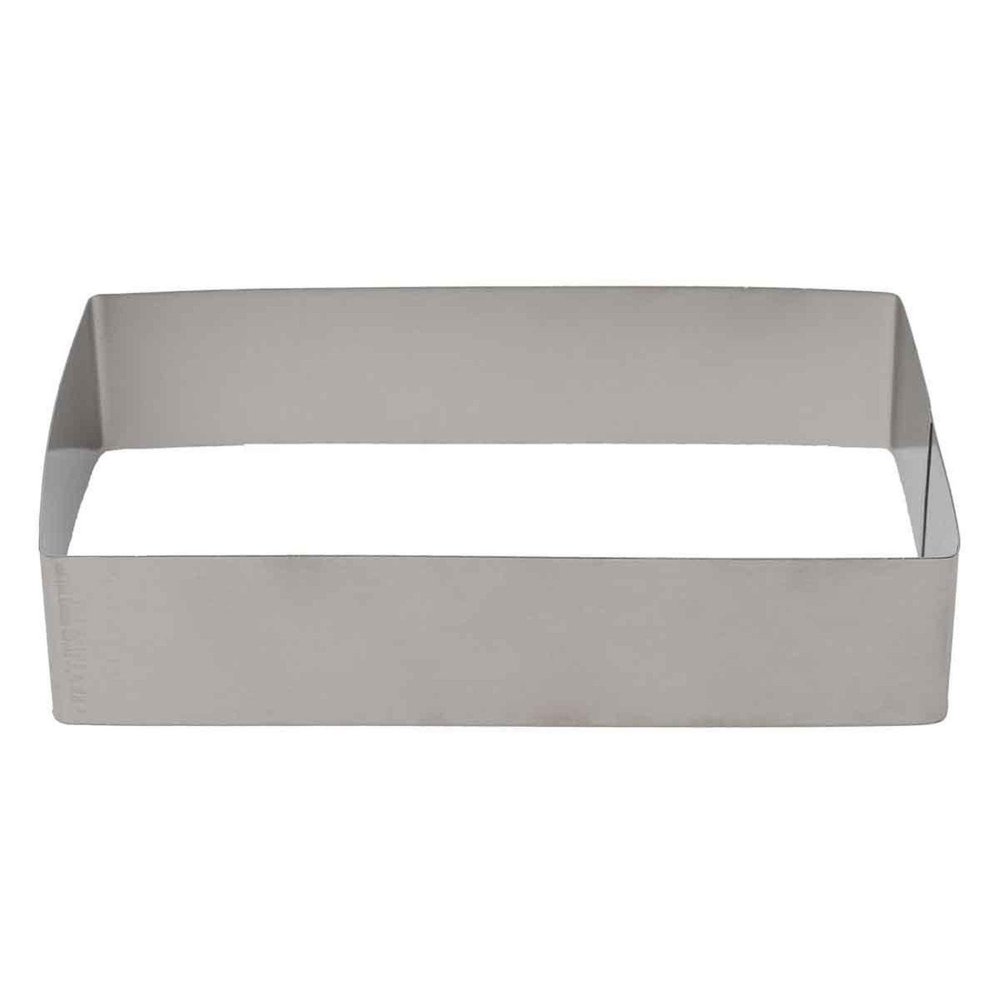 Voir la diapositive 4 : Lily Cook Lot de 3 cadres à pâtisserie  rectangulaires  20cm argent