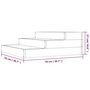 Voir la diapositive 6 : VIDAXL Jardiniere Gris 78x78x27 cm Bois massif de pin