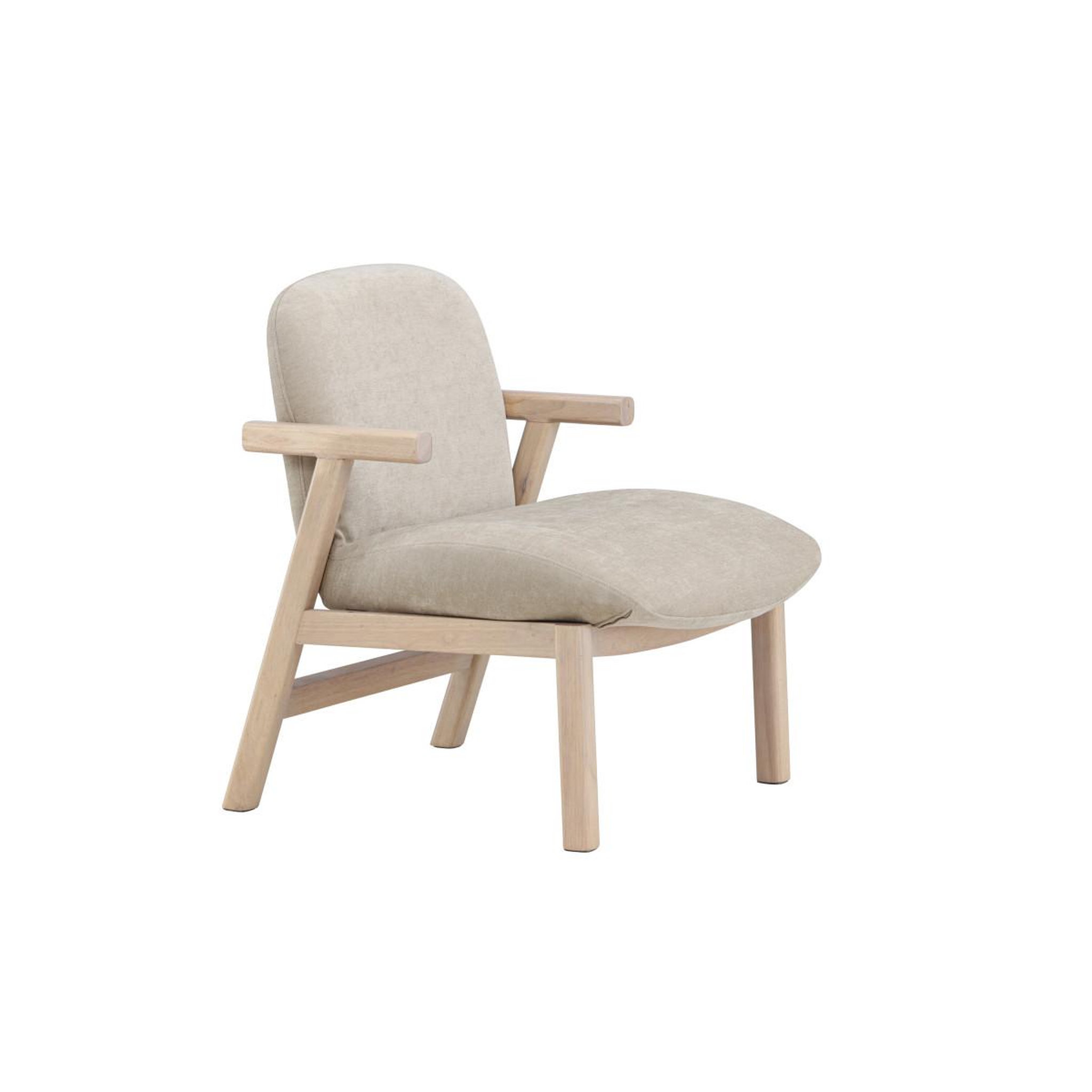 Voir la diapositive 2 : Paris Prix Fauteuil design en bois  rile  77cm beige