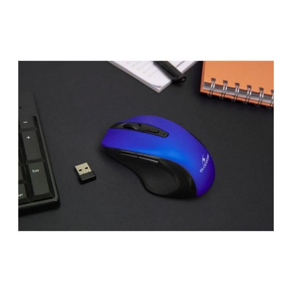 BLUESTORK Souris Sans Fil - BLUESTORK - OFFICE 75 - Rechargeable - PC/MAC - Bleu