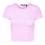Vero Moda T Shirt /Blanc Femme Vero Moda Madi Jill. Coloris disponibles : Rose
