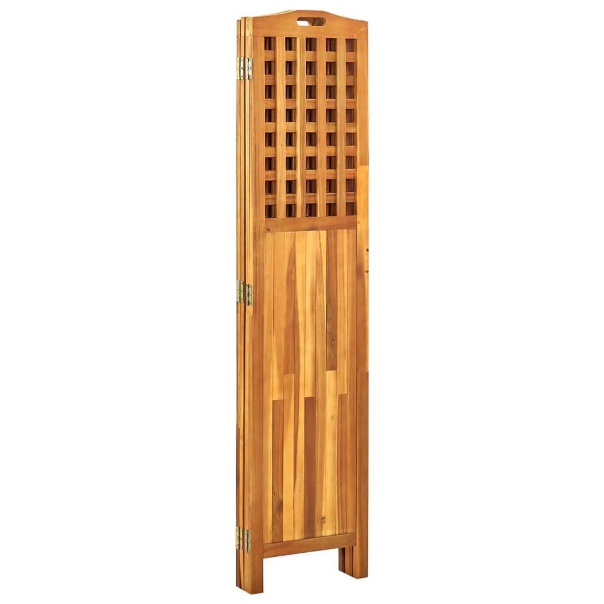 VIDAXL Cloison de separation 4 panneaux 161x2x170 cm Bois d'acacia