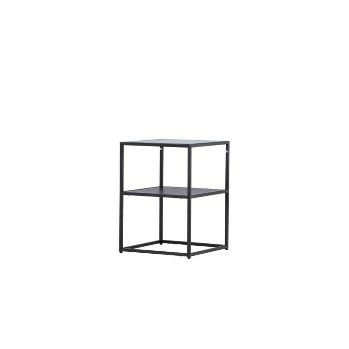 Paris Prix Table d'Appoint Design  Sao Paulo  55cm Noir