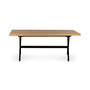 Voir la diapositive 3 : LISA DESIGN Giocoso - table à manger extensible - effet bois et métal - 4 à 10 personnes