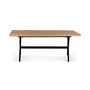 Voir la diapositive 3 : LISA DESIGN Giocoso - table à manger extensible - effet bois et métal - 4 à 10 personnes