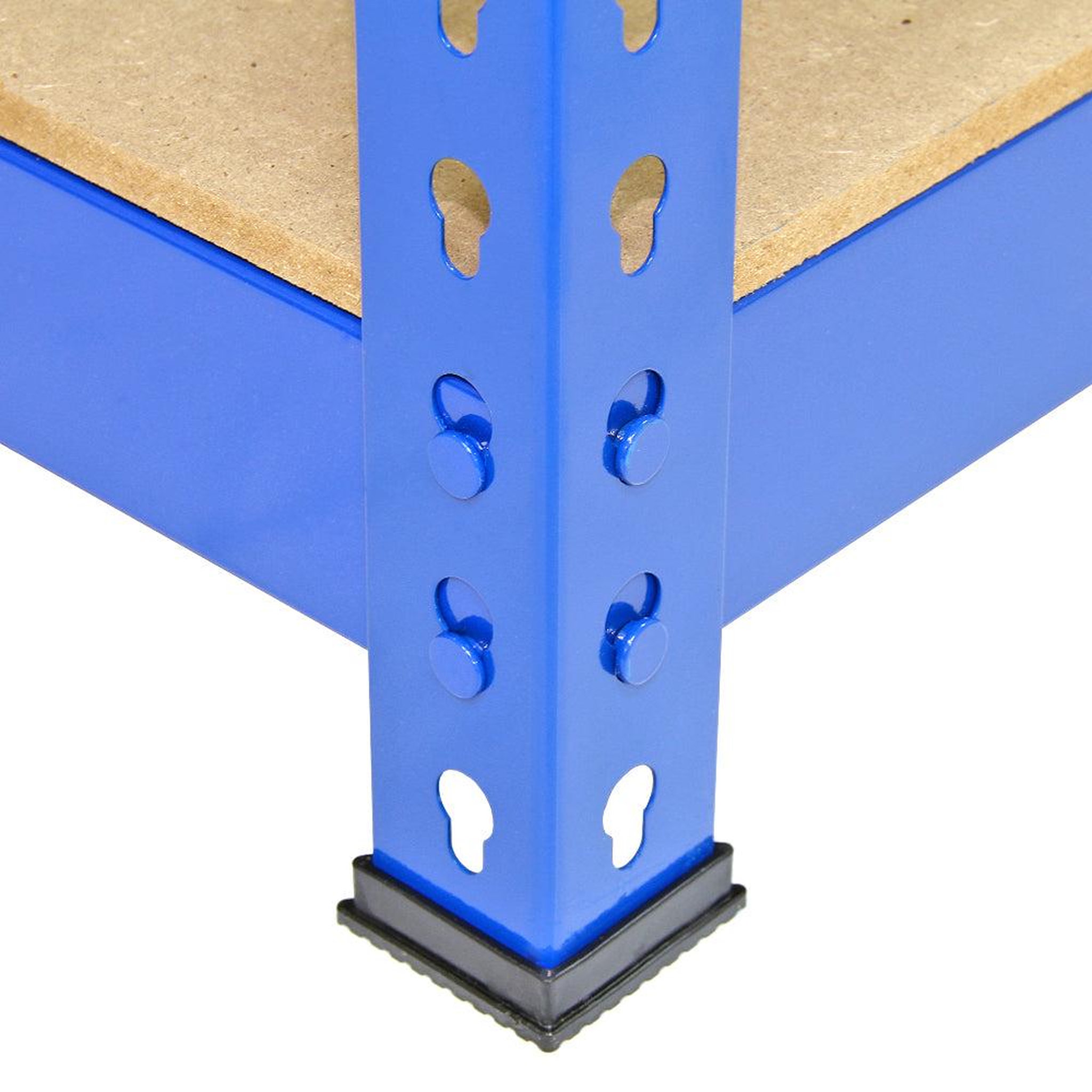Voir la diapositive 4 : MONSTER RACKING 10 rayonnages t-rax en acier bleu 120cm x 45cm x 180cm