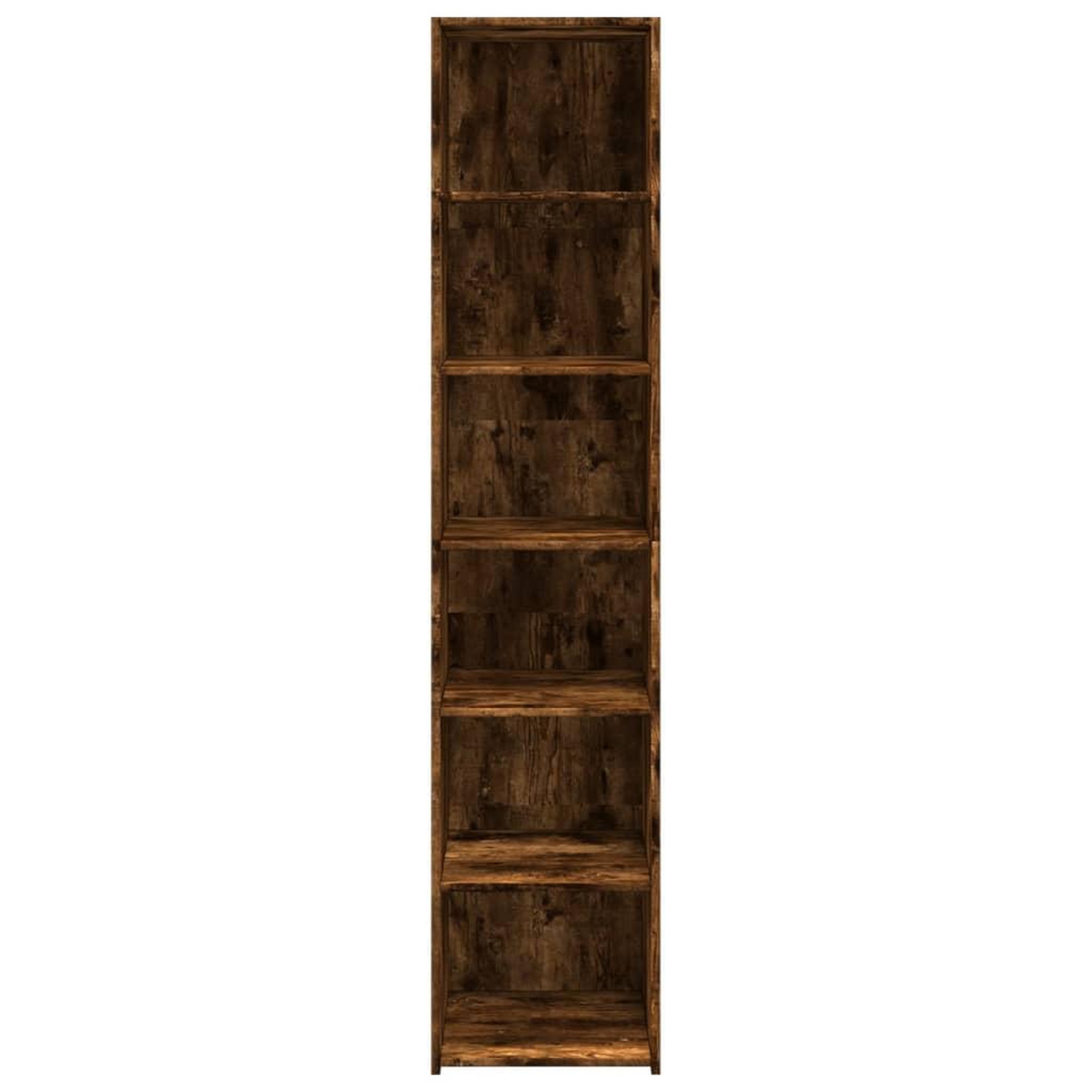 Voir la diapositive 4 : VIDAXL Buffet haut chene fume 40x41x185 cm bois d'ingenierie