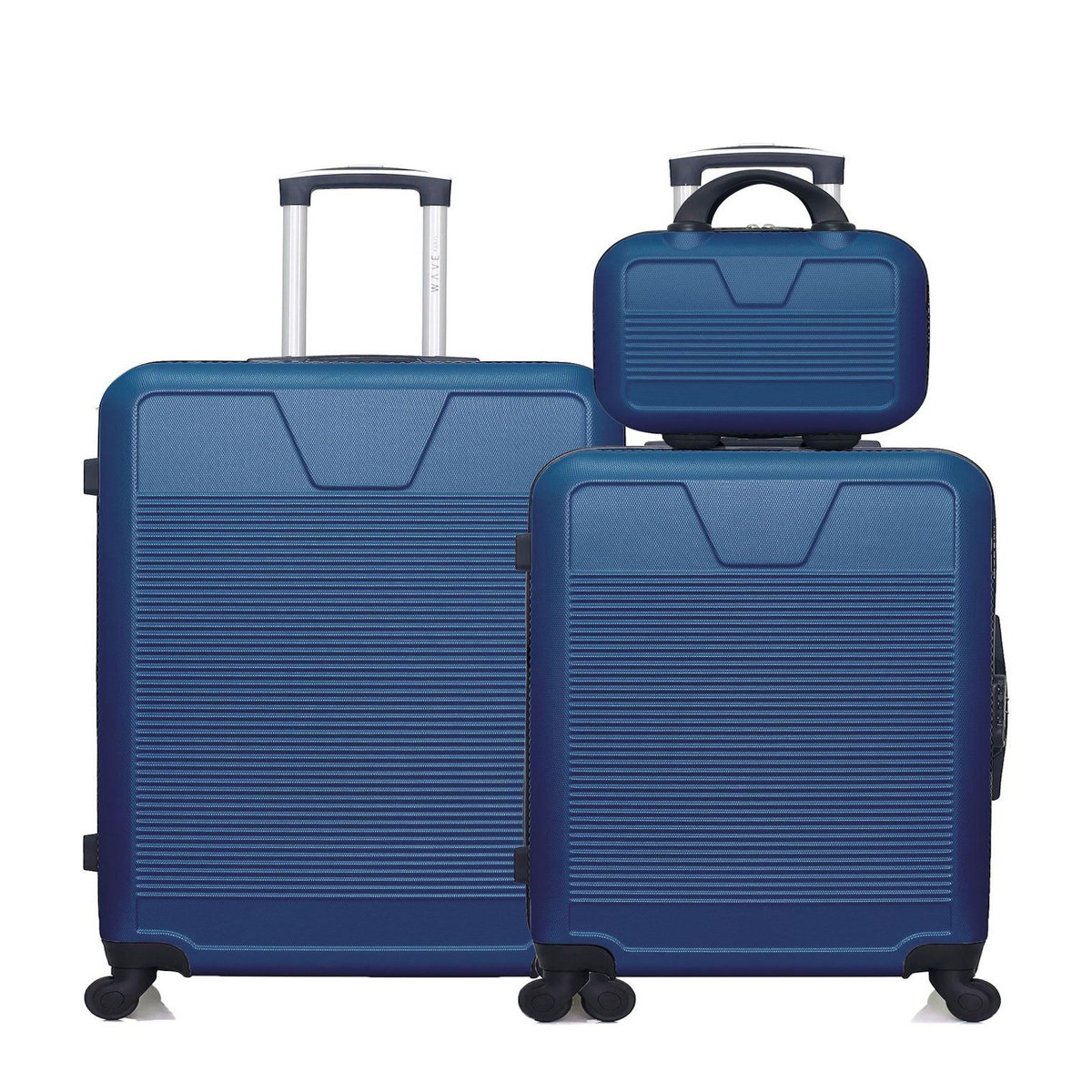 WAVE PARIS WAVE PARIS - Lot de 3 - Valise grand format, valise weekend et vanity SELENGA