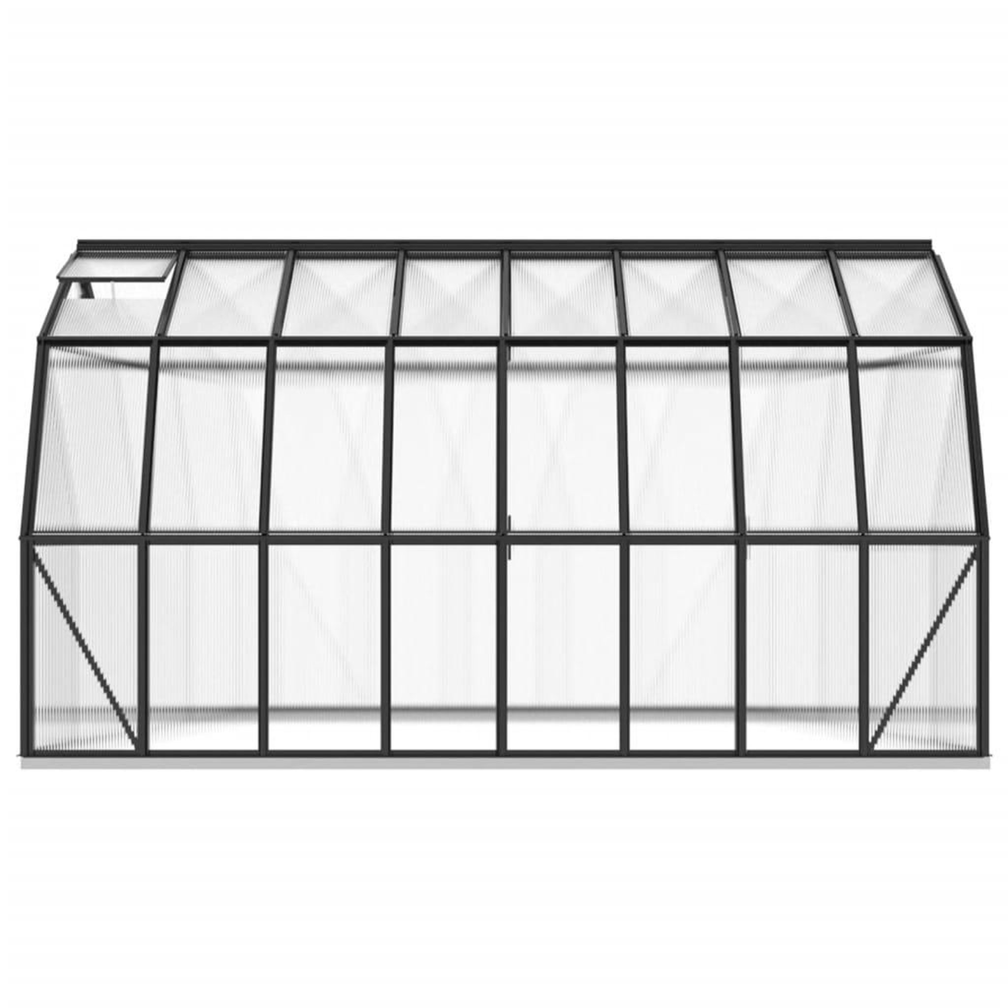 Voir la diapositive 5 : VIDAXL Serre avec cadre de base anthracite 12,63 m^2 Aluminium