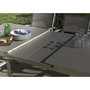 Voir la diapositive 3 : JARDILINE Table de jardin extensible - 8/10 places - Aluminium/Verre - Ivoire