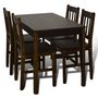 Voir la diapositive 2 : VIDAXL Table de salle a manger avec 4 chaises Marron