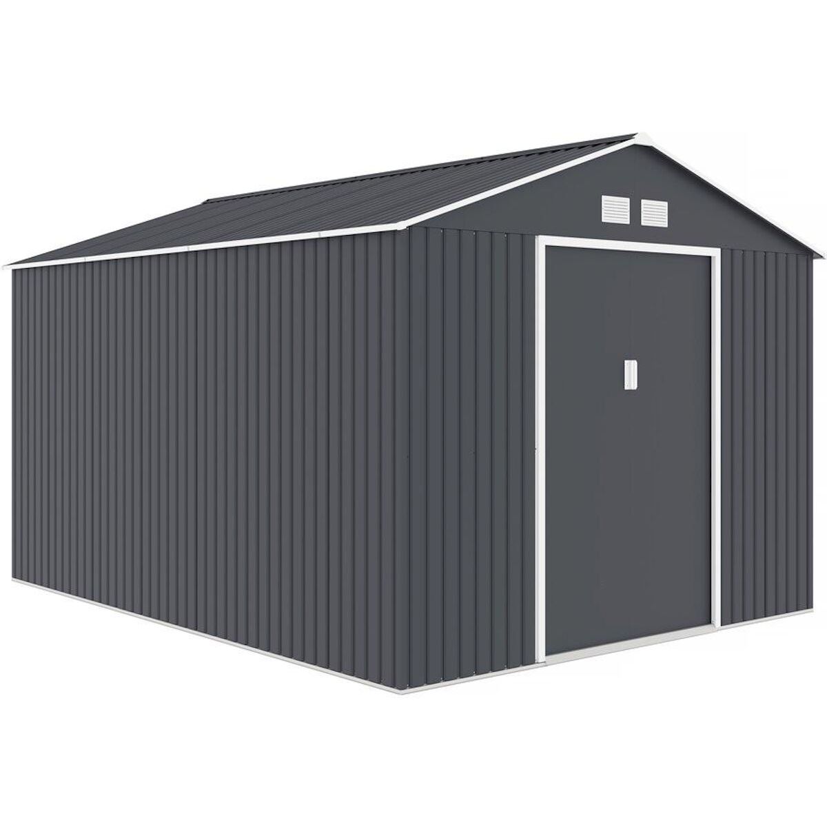 Habitat et Jardin Abri de jardin métal  Vegas - 15 m² - Gris