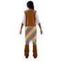 Voir la diapositive 3 : EURO CARNAVALES Déguisement Hippie Arc en Ciel - Femme - M/L